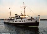 ID 836 BALMORAL (1949/735grt/IMO 5034927) - Celebrating her half-century at sea when this picture was taken is this vintage ferry operated by the Waverley Steam Navigation Co. Ltd. She is seen arriving in...